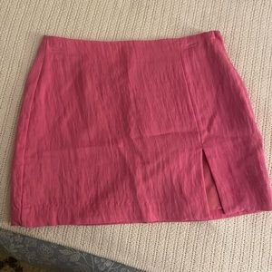 H&M pink mini skirt